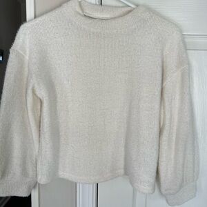 Old Navy Cozy Ivory Knit Sweater